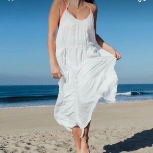 Left on Friday - Sunday Dress - Coconut (white) S/M